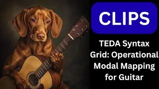 TEDA Syntax Grid: Operational Modal Mapping for Guitar