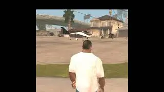 🔥#Cj Flying Fighter jet  in #gta San Andreas #shorts🔥