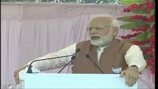 PM Shri Narendra Modi public meeting in Jhabua, Madhya Pradesh
