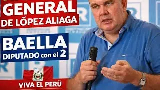 Juan Cruz Casti&ntilde;eiras entrevista al General PNP Jos&eacute; Baella, candidato n&uacute;mero 2 de Lopez Aliaga.