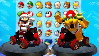 Mario Kart 8 Deluxe Mario Santa  Bowser Santa Racing Fruit Cup |Racing Excellence on Nintendo Switch