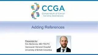 Adding References to a Page in the Compendium of Cancer Genome Aberrations