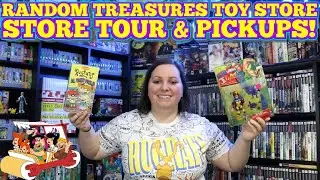 MY TRIP TO RANDOM TREASURES TOY STORE - Local Toy/Video Game Store in Maryland... Pick Ups/Tour!