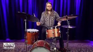 George H. Way Traditional Mahogany Drum Set 18/12/14 - Natural Matte