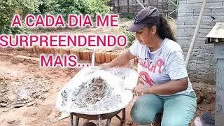 PRIMEIRA OBRA, ZERO EXPERIÊNCIA, MUITA CORAGEM..🧱 Descobrindo forças que eu nem sabia que tinha