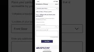 Schedule a free post office package pickup online