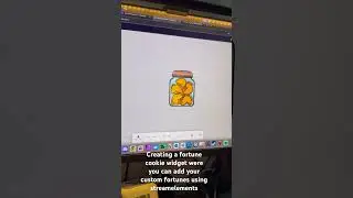Fortune cookie twitch widget using streamelements #twitchwidgets #streamelements #obs
