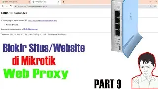 SO EASY! Block Sites or Websites on Mikrotik using Web Proxy || how to block sites