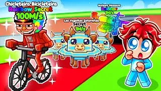 Giving Little Brother INFINITE LUCK To Get NEW CHICLETEIRA BICICLETEIRA in Steal a Brainrot!