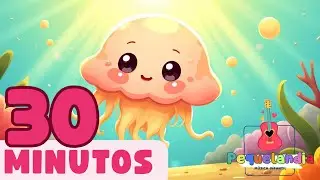 Medusita Luz Luz 🪼✨ | música infantil para relajarse y jugar