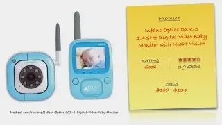 Review of Infant Optics DXR-5 2.4 GHz Digital Video Baby Monitor with Night Vision