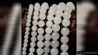 Wholesale 4/6/8/10mm Natural White Crystal Quartz Stone Round Beads For Jewelry Making DIY Bracelet