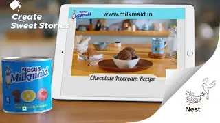 Let's make ice creams with MILKMAID! Create Sweet Stories!