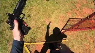 Shooting my first #USPSA match in the Open Division. Best dynamic training is competition