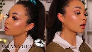 ARIANA GRANDE INSPIRED MAKEUP + TESTING THE KVD FOUNDATION BALM... THE COVERAGE! OMG | DANNI LOUISE