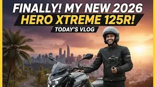 First Bike Buying Vlog 2026 | Cash Process + Delivery + Puja + Party | Hindi