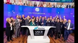 U.S. Century Bank NASDAQ Bell Ringing Ceremony