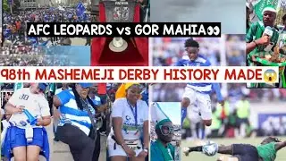 MASHEMEJI DERBY MOMENTS😱AFC LEOPARDS vs GOR MAHIA History at Nyayo stadium🔥