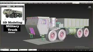 3D Modeling in 3dsmax | How to Model A Truck ( Part 10)
