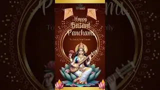 Happy Basant Panchami 2024 | Saraswati Puja Status | Basant Panchami status #shorts #basantpanchami