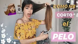 COMO me CORTO el PELO SOLA 💇🏽‍♀️ | CUTTING my OWN HAIR || Mayiyi ♡