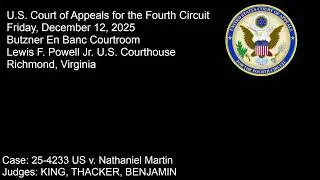 Panel II (Green Courtroom) Oral Arguments - 8:30am Friday 12/12/2025
