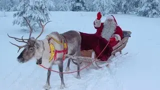 Paese di Babbo Natale🎅 Lapponia Finlandia: video per i famiglie Rovaniemi aurore boreali Santa Claus