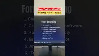 Various Forms Tracking With Google Tag Manager