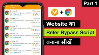 how to make REFER BYPASS SCRIPT of Website || Part 1 || ScripterJee