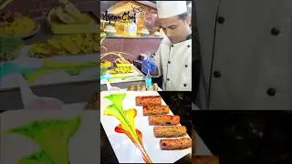how to plating.plating. plating techniques #shortvideo #plating #chef #challenge
