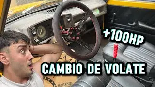 CAMBIO DE VOLANTE A NUESTRO 128 / Entre Autos / LO REGALAMOS GRATIS