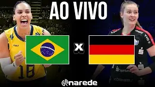 BRASIL X ALEMANHA VOLEI FEMININO LIGA DAS NAÇÕES 2025 AO VIVO