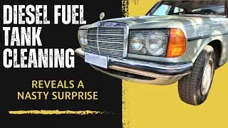 Mercedes 300D reveals nasty fuel tank surprise elsewhere.