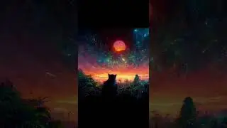 A.I. Art Generator Cats Heaven #shorts