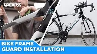 How to Install a Lamin-x Bike Frame Guard Part 1/2 #shorts