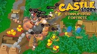 Castle Story Multiplayer on Corruptron Fortress ATTACK - ANNIHILATION