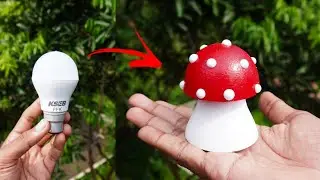 How To Reuse Old LED Bulb | Mushroom Making With LED Bulb
