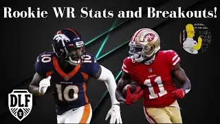The BEST Rookie WR Stats and SOPHOMORE BREAKOUTS!