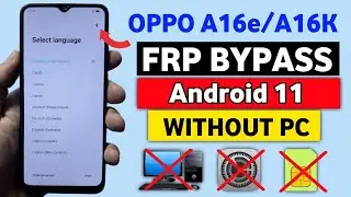 Oppo A16e Frp Bypass Android 11✅|| Oppo CPH2421  google account bypass 2025✅ || reset not working✅
