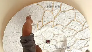 Wall Putti Texture | 3D Texture Design Wall Putti On Ceiling Haal | AtariArts
