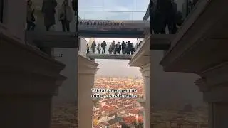 TERRAZA con vistas y puente de cristal | Hotel Riu Plaza Espa&ntilde;a Madrid