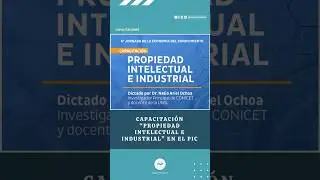 🟢 CAPACITACI&Oacute;N &ldquo;PROPIEDAD INTELECTUAL E INDUSTRIAL&rdquo; EN EL PIC