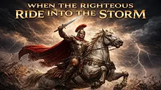 “WHEN THE RIGHTEOUS RIDE INTO THE STORM”