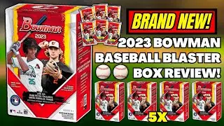 *2023 BOWMAN BASEBALL BLASTER BOX REVIEW!⚾️ AWESOME NUMBERED 1ST REFRACTORS!🔥