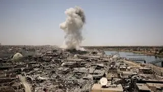Destruction in Mosul's Old City, as Iraqi PM declares victory