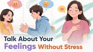 Talk About Your Feelings Without Stress | Slow English Conversation  | The Gentle English