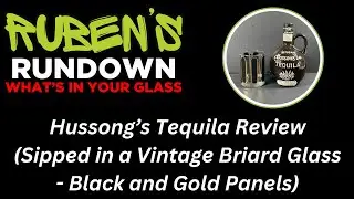 Hussong&rsquo;s Tequila Reposado Review | Heritage Tequila in a Black & Gold Georges Briard Glass