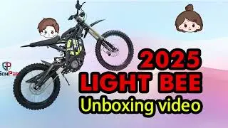 2025 light bee unboxing video #surron #dirtbike #surronx #ebike