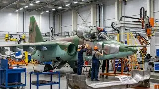 Su-25 Frogfoot Factory: Fabricating the Titanium Bathtub & Ballistic Armor Installation