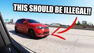 POV: What It's Like DRIVING a 900HP+ TRACKHAWK!!